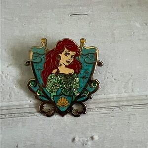 Disney Ariel Enamel Pin - Red and Green
